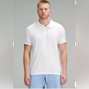 Lululemon metal vent tech polo shirt men's L